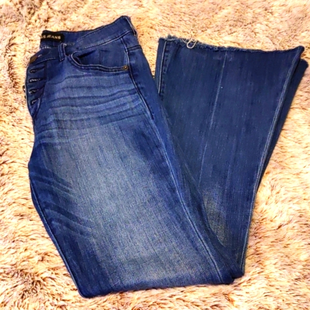 Express Bell Flare High-rise Jeans